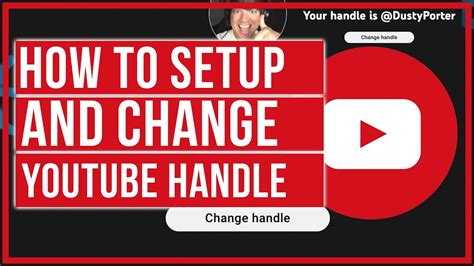 youtube change link chanel|how to change youtube channel handle.